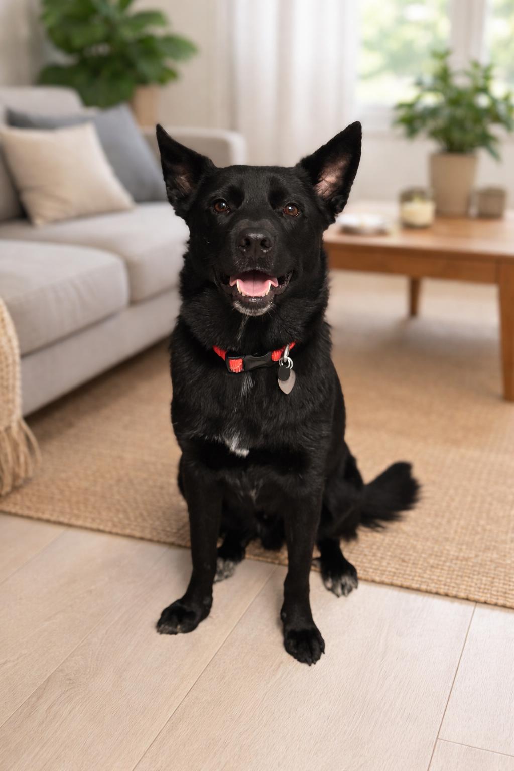 Kabob, ADOPTABLE, Young Male Border Collie & Australian Shepherd.
