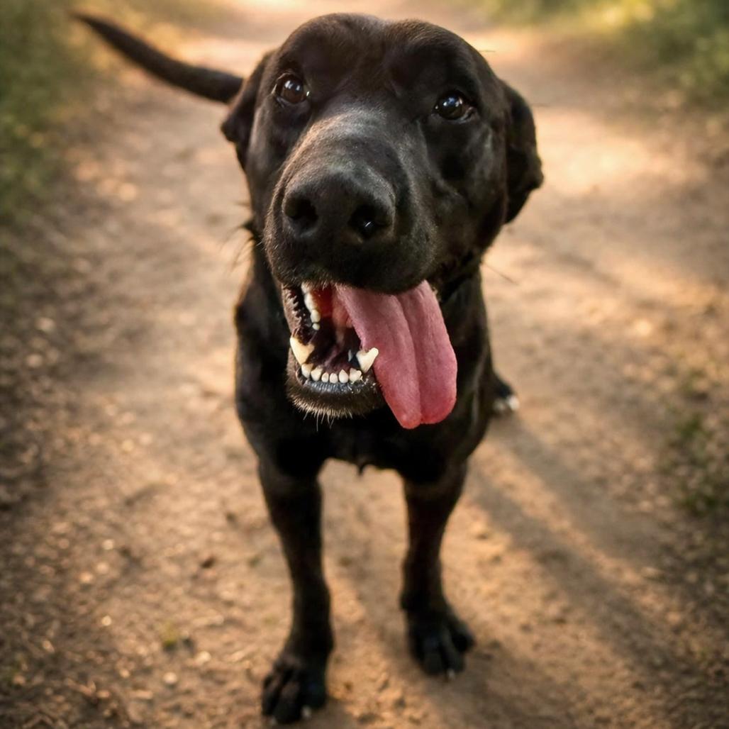 Xena, Adoptable, Adult Female Black Labrador Retriever.