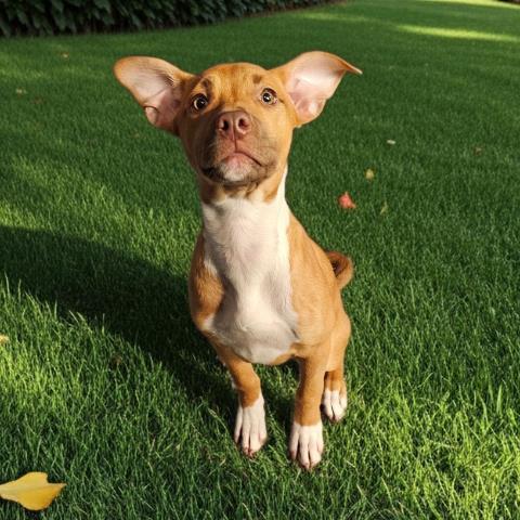 TRIXY, Adoptable, Puppy Female Pit Bull Terrier & Mixed Breed.