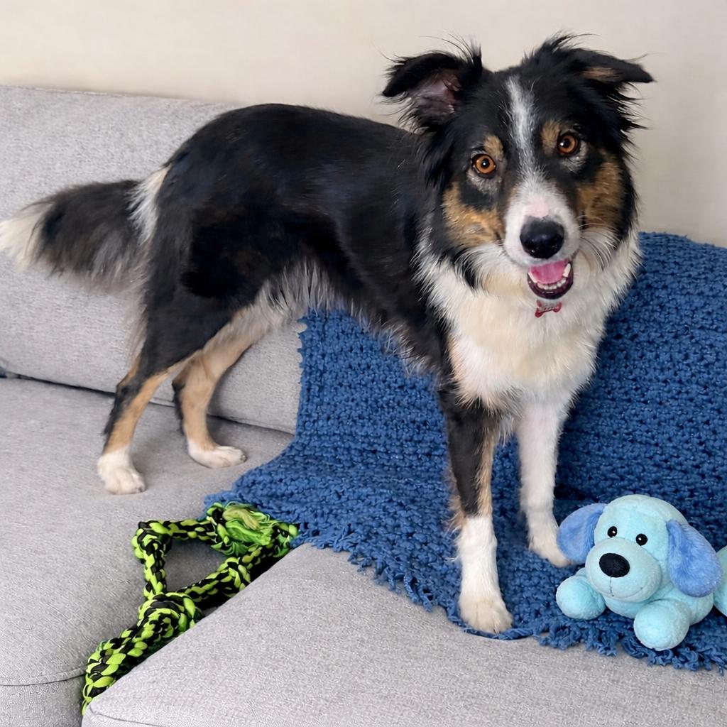 Pip, ADOPTABLE, Young Female Border Collie.
