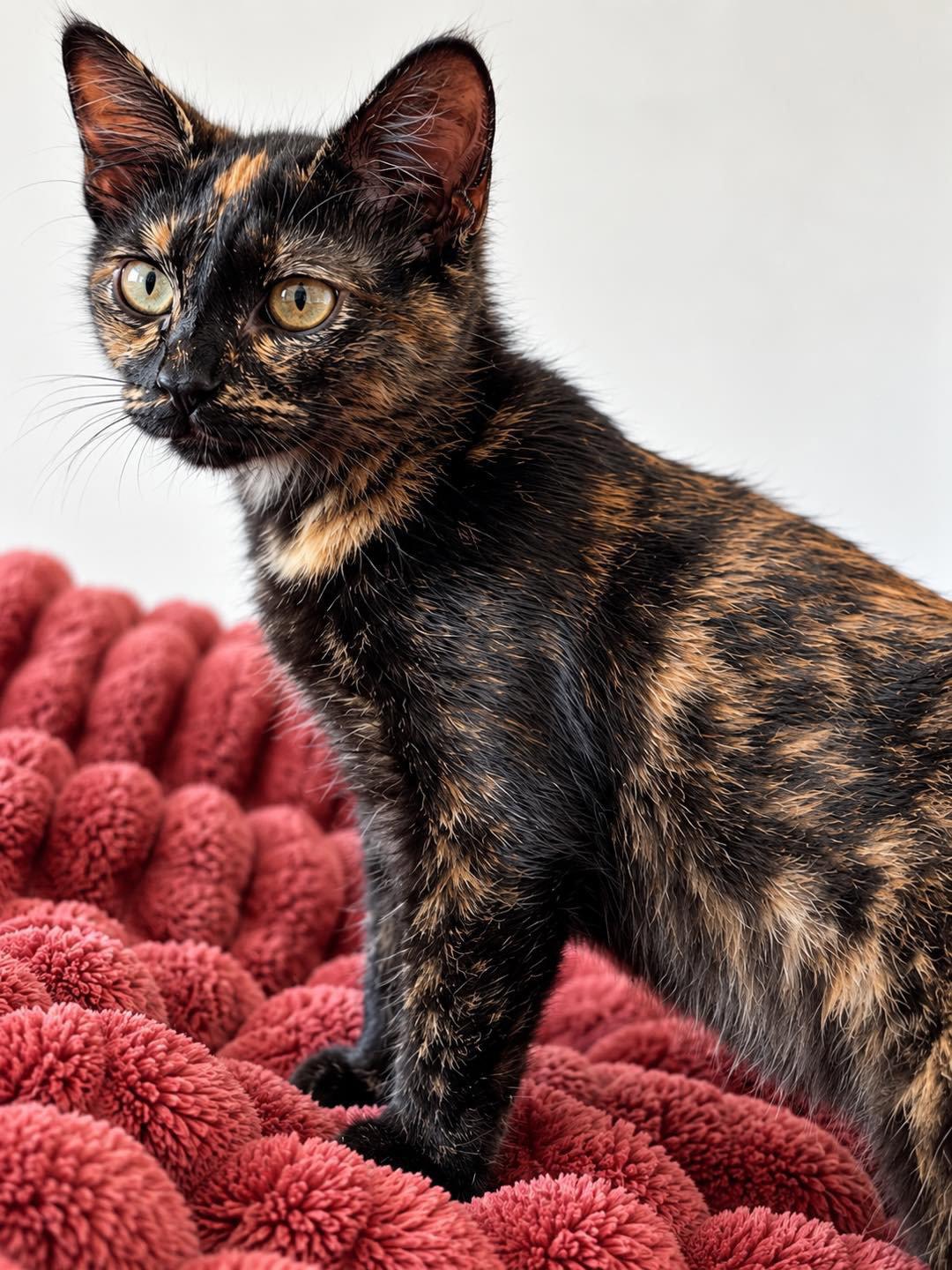 Kiwi, Adoptable, Kitten Female Domestic Medium Hair.