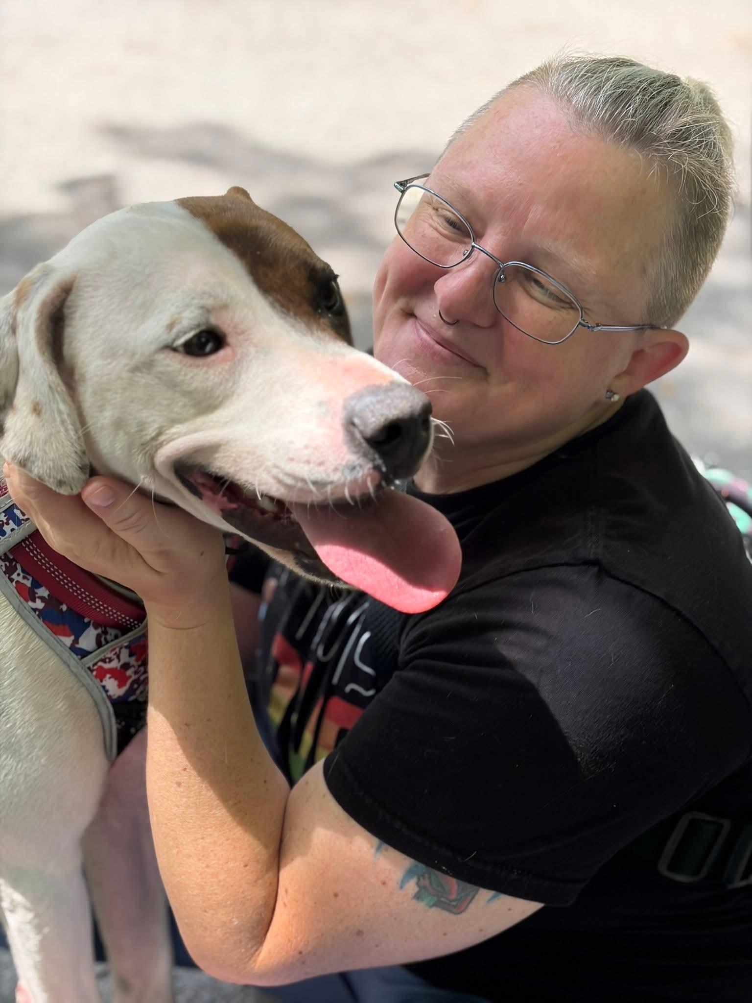 Abby (1.5yo,50lbs), a Adoptable mixed breed in Hinton, WV image 3/3