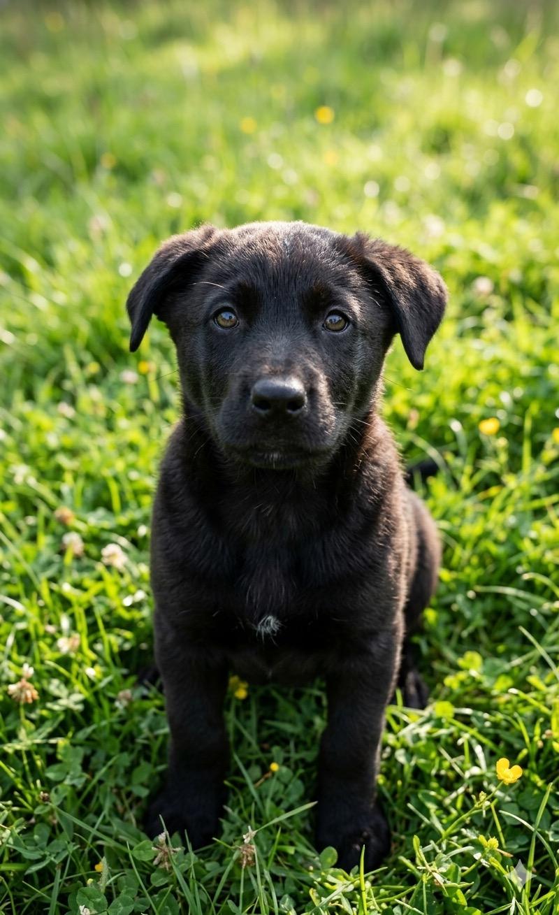 Hondo, adopted, Puppy Male Retriever.
