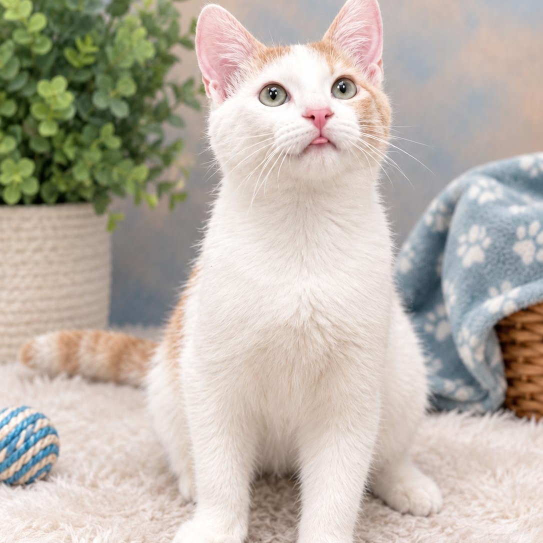 Orangsicle, Adoptable, Kitten Male Domestic Short Hair.