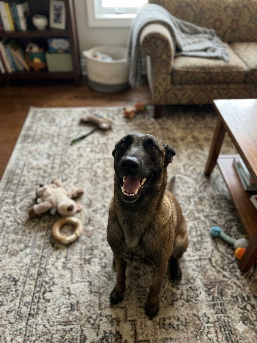 Kyra, ADOPTABLE, Young Female Belgian Shepherd / Malinois.