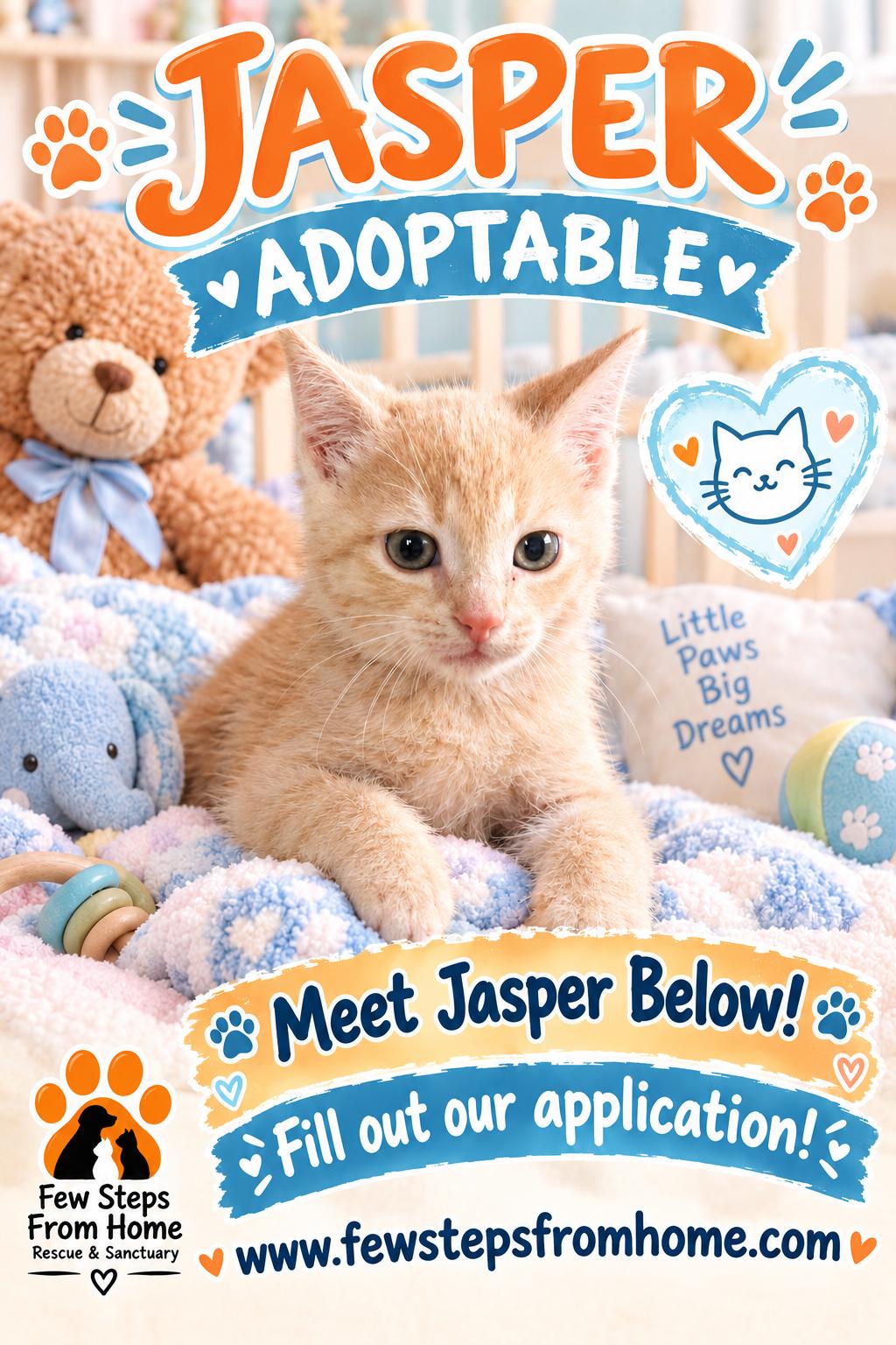 Enlarge Jasper, a Adoptable Domestic Short Hair in Midland, MI image 2/2