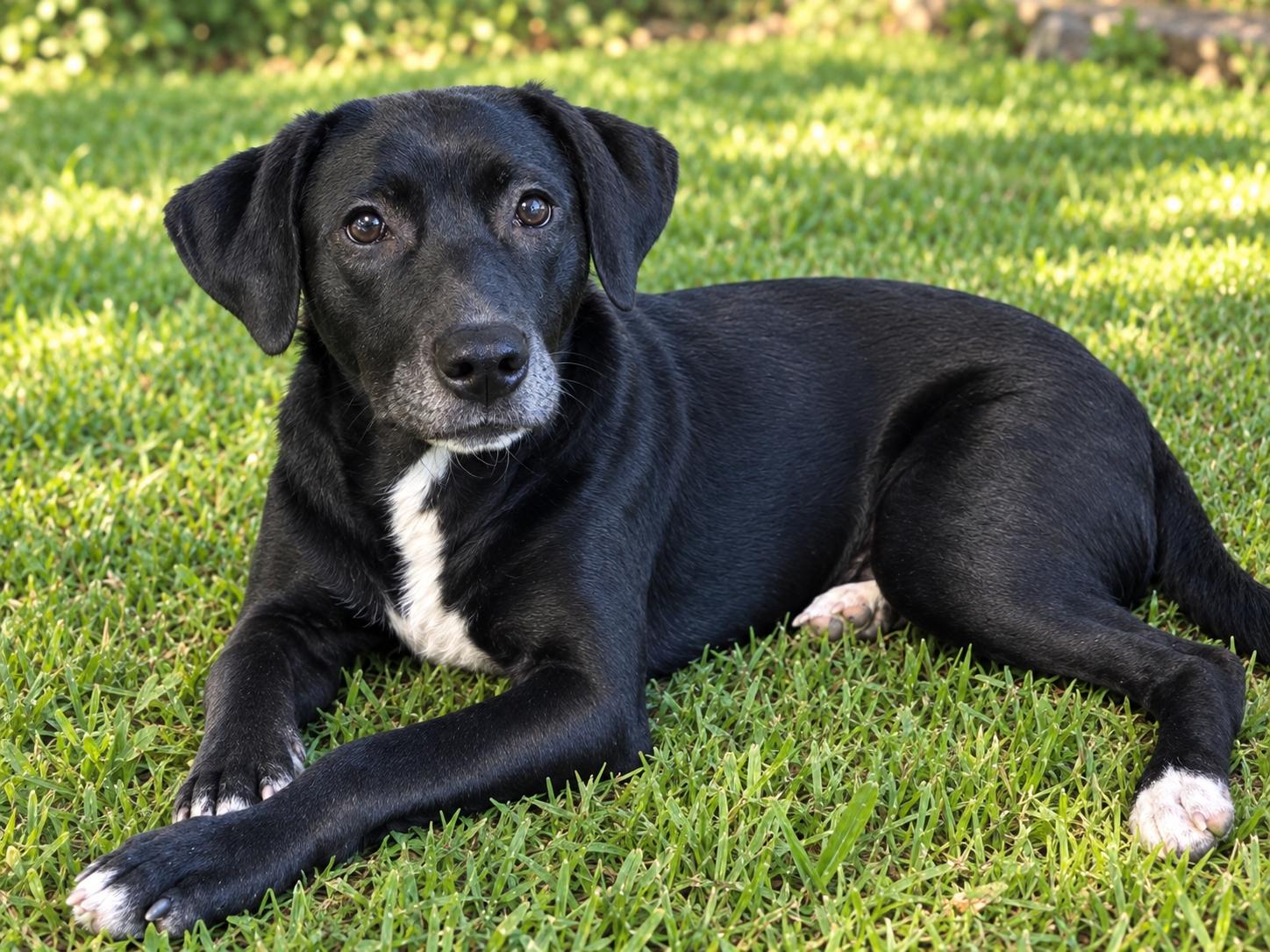 Penny, Adoptable, Young Female Black Labrador Retriever.