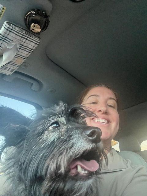 Pepper, Adopted, Senior Male Terrier.