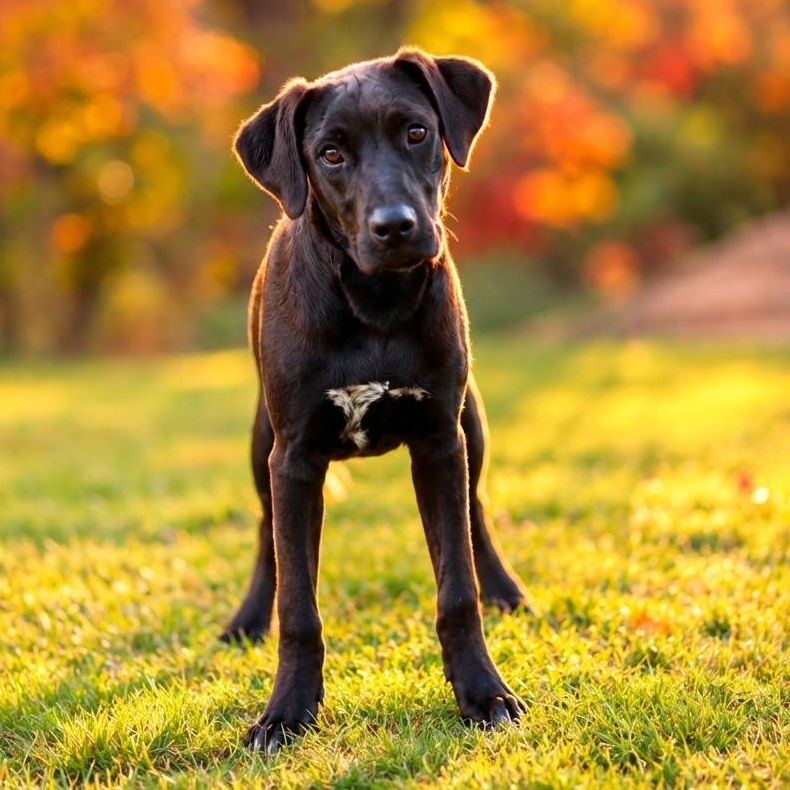 CT Jett, Adoptable, Puppy Male Mixed Breed & Black Labrador Retriever.