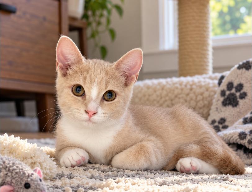 Enlarge Odessa & Lonestar, a Adoptable Domestic Medium Hair in Cincinnati, OH image 3/3