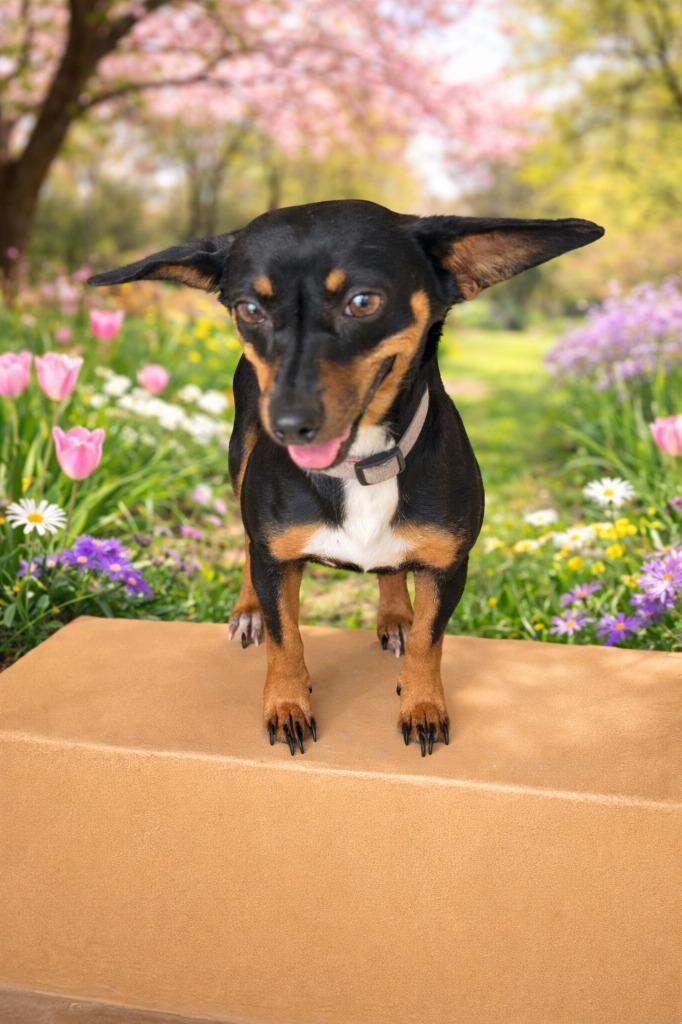 Wynona, Adopted, Adult Female Dachshund.