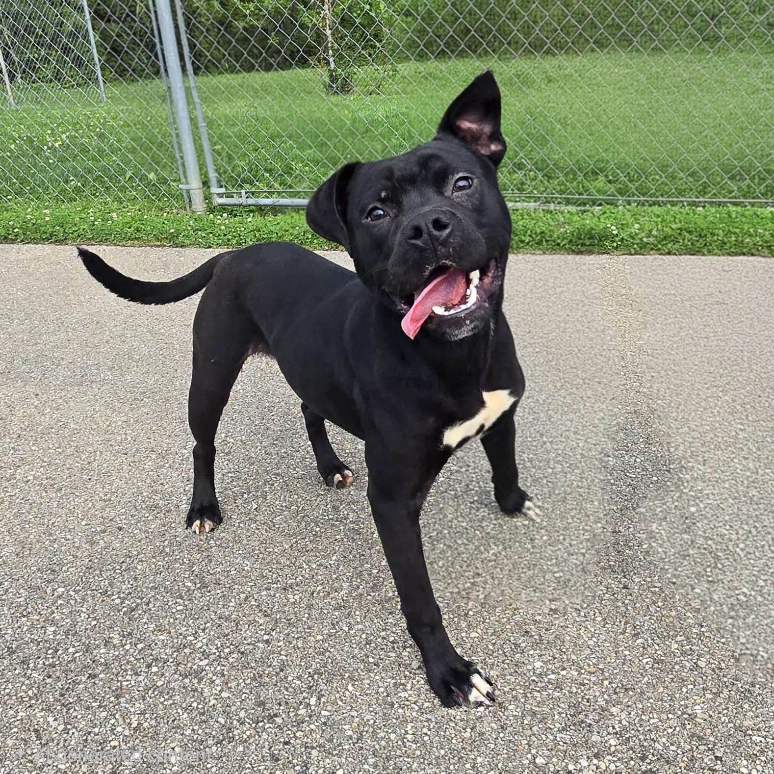 Enlarge Zorro, a ADOPTABLE Pit Bull Terrier in Xenia , OH image 2/6