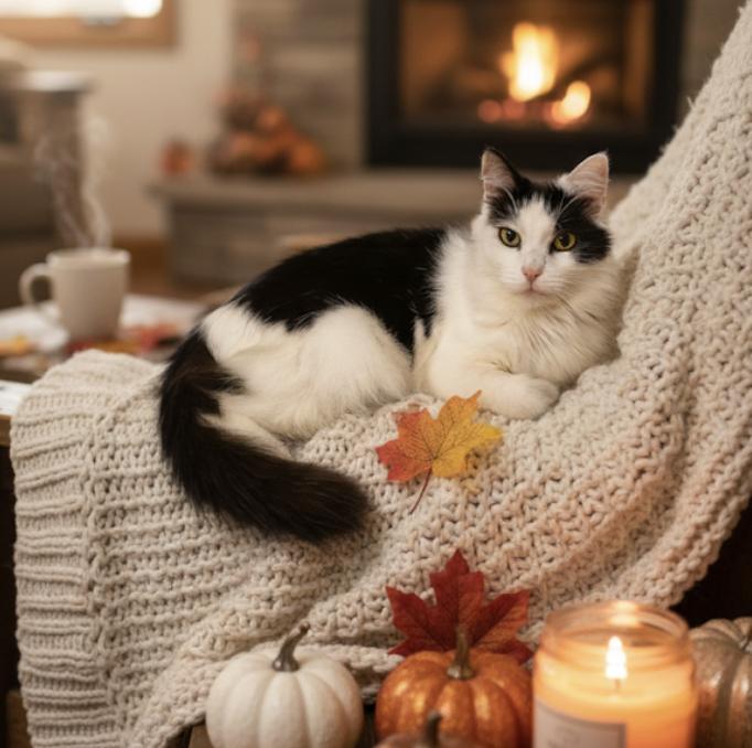 Terri the Air B & B Cat, Adoptable, Adult Female Norwegian Forest Cat.