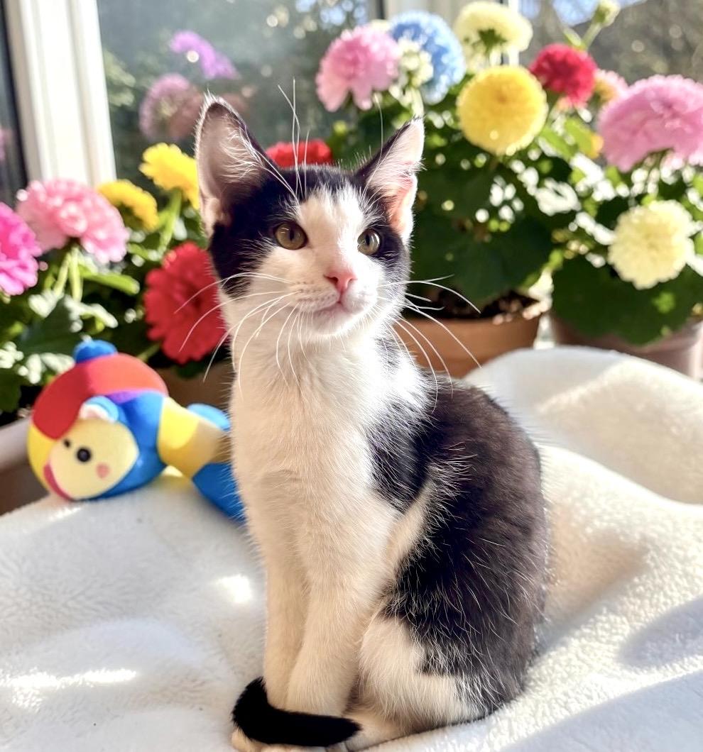 Dinky - KITTEN, a ADOPTABLE Domestic Short Hair in Perry, IA image 2/3