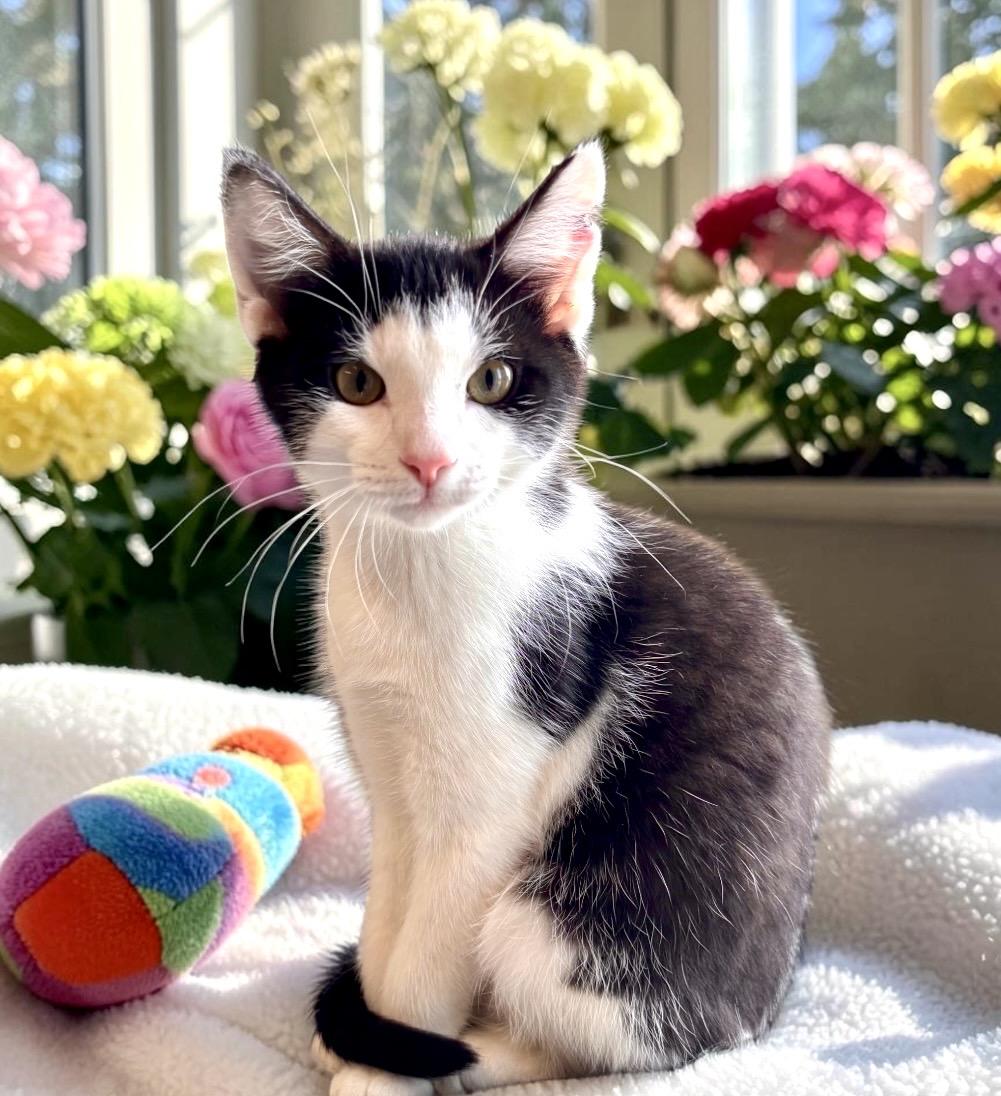 Dinky - KITTEN, a ADOPTABLE Domestic Short Hair in Perry, IA image 3/3
