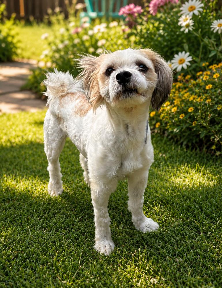 Westley, Adoptable, Adult Male Lhasa Apso.