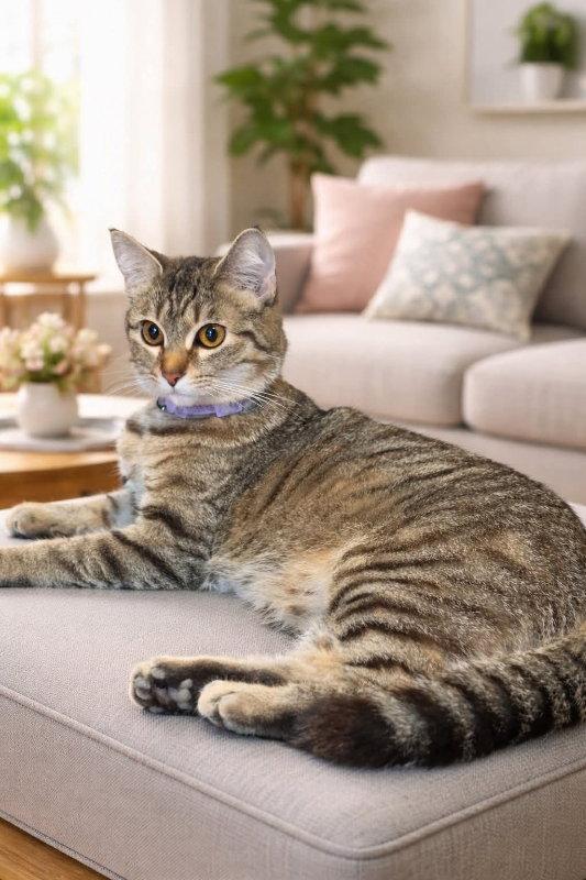 Tiger Lily, Adoptable, Young Female Tabby.