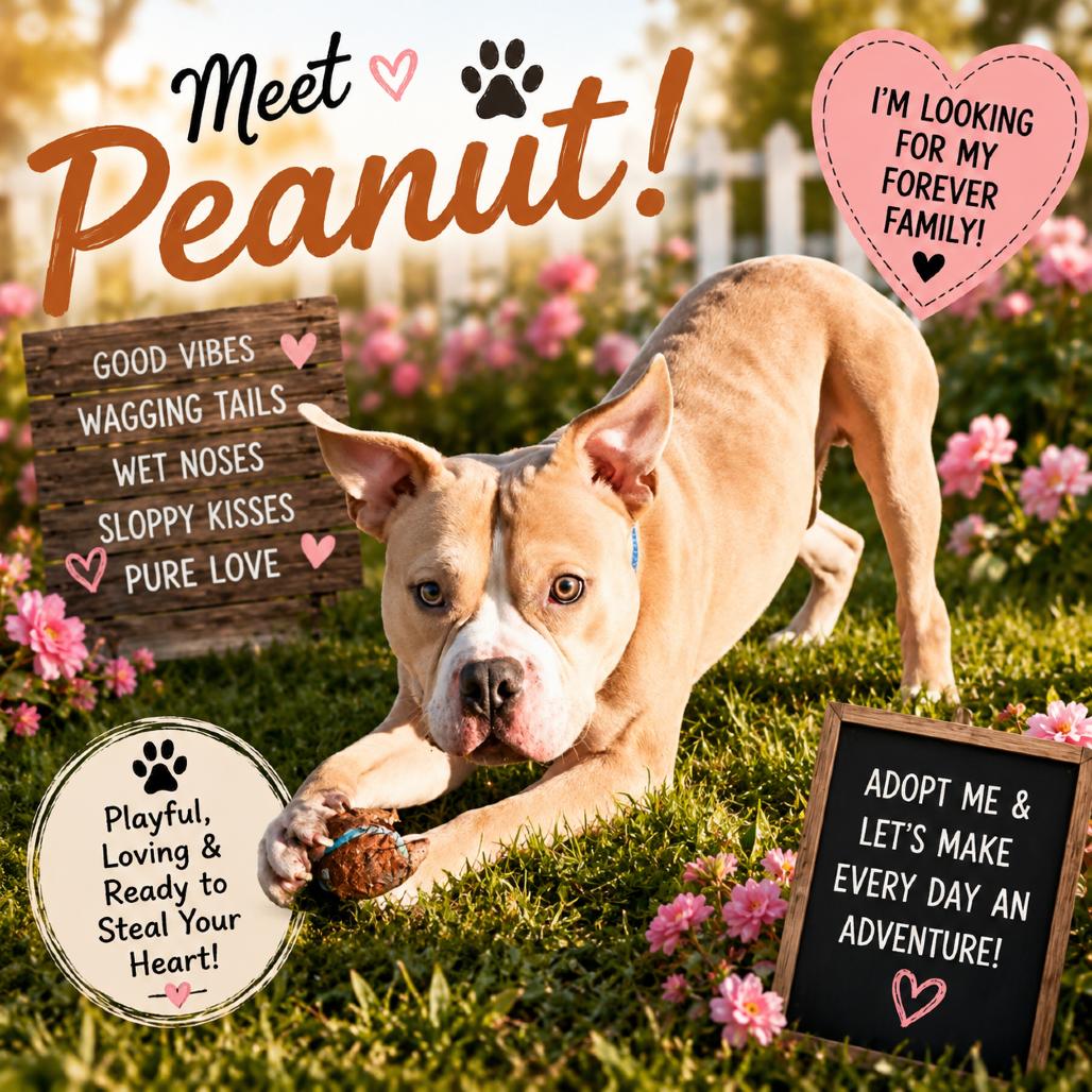 Enlarge Peanut, a Adoptable mixed breed in Waldorf, MD image 3/5