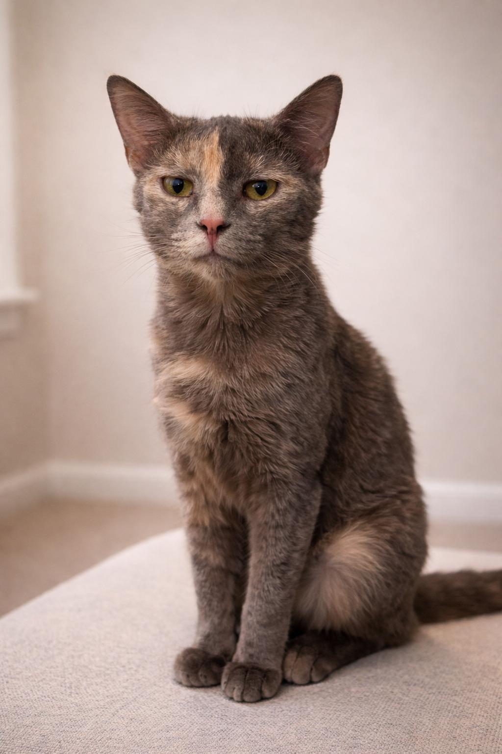 Enlarge Gremlie, a ADOPTABLE Dilute Tortoiseshell in Monroeville, PA image 2/3