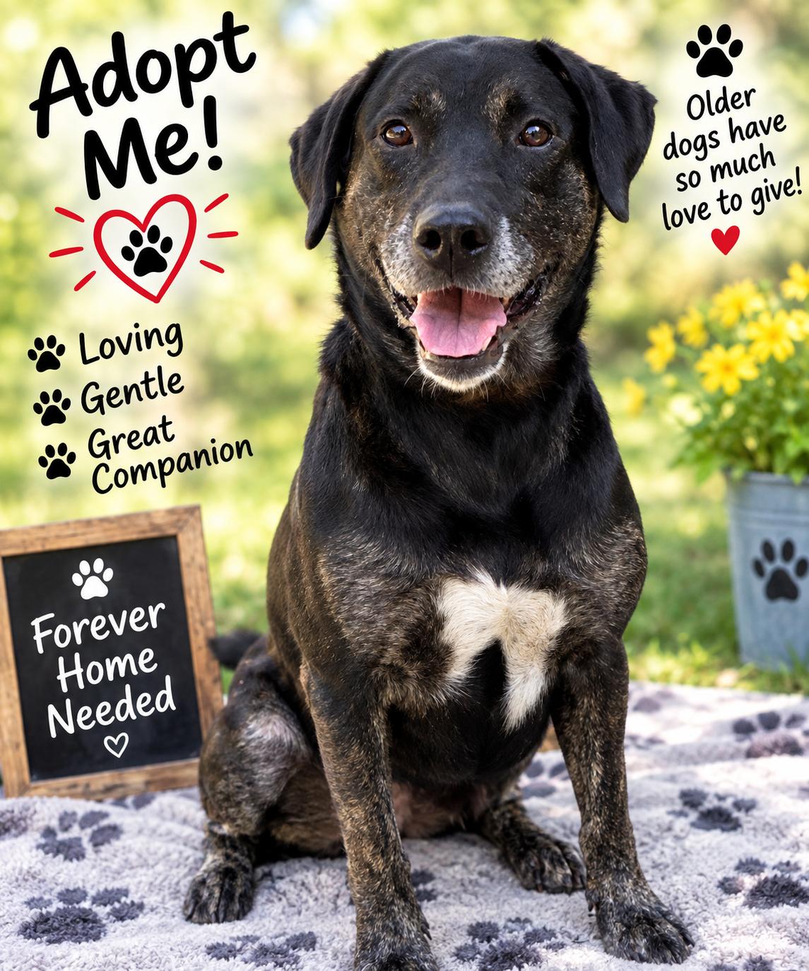 Duke, Adoptable, Adult Male Black Labrador Retriever.