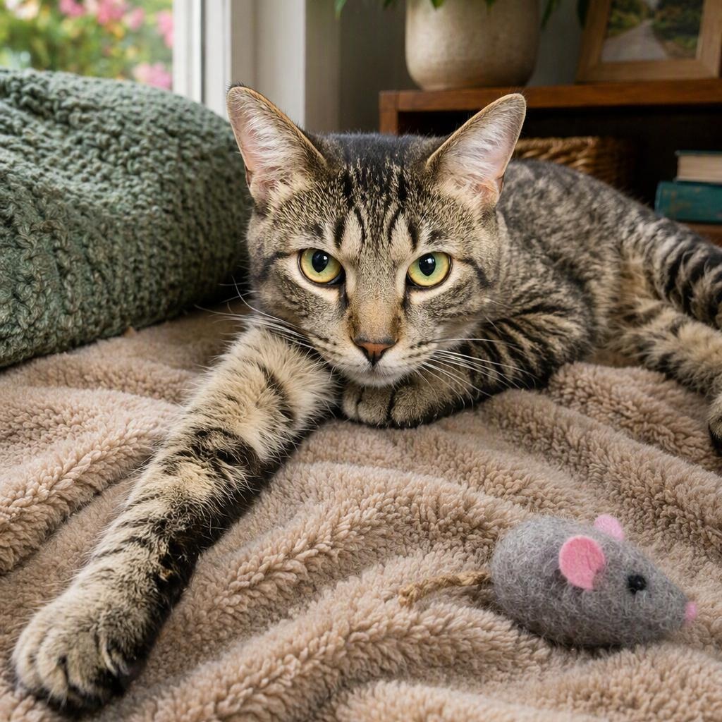 Asiago, Adoptable, Adult Male American Shorthair.