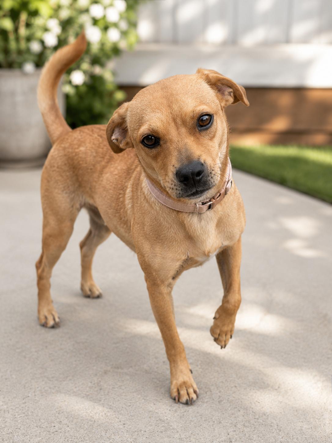 Enlarge Sunday, a ADOPTABLE mixed breed in Corona, CA image 1/1