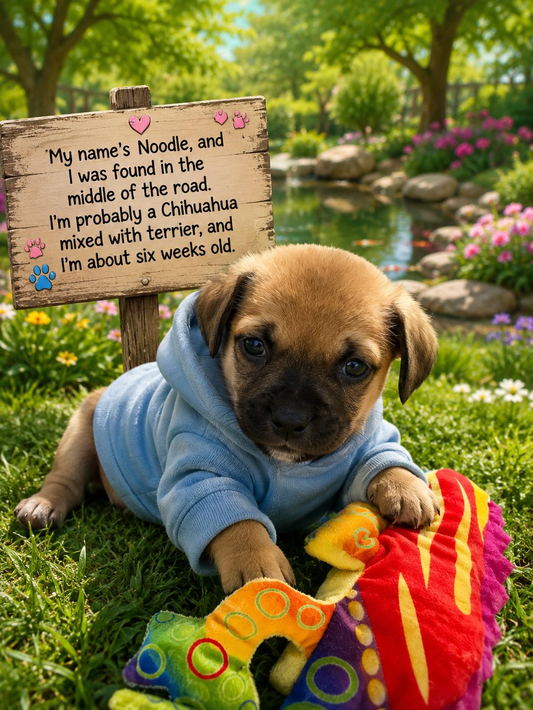 Enlarge Noodle, a Adoptable mixed breed in Murphys, CA image 1/4