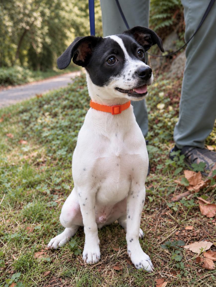 Linus, Adopted, Puppy Male Chihuahua & Jack Russell Terrier.