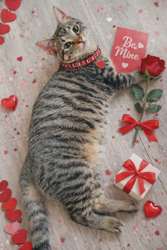 Keychain, Adoptable, Young Male Domestic Short Hair.