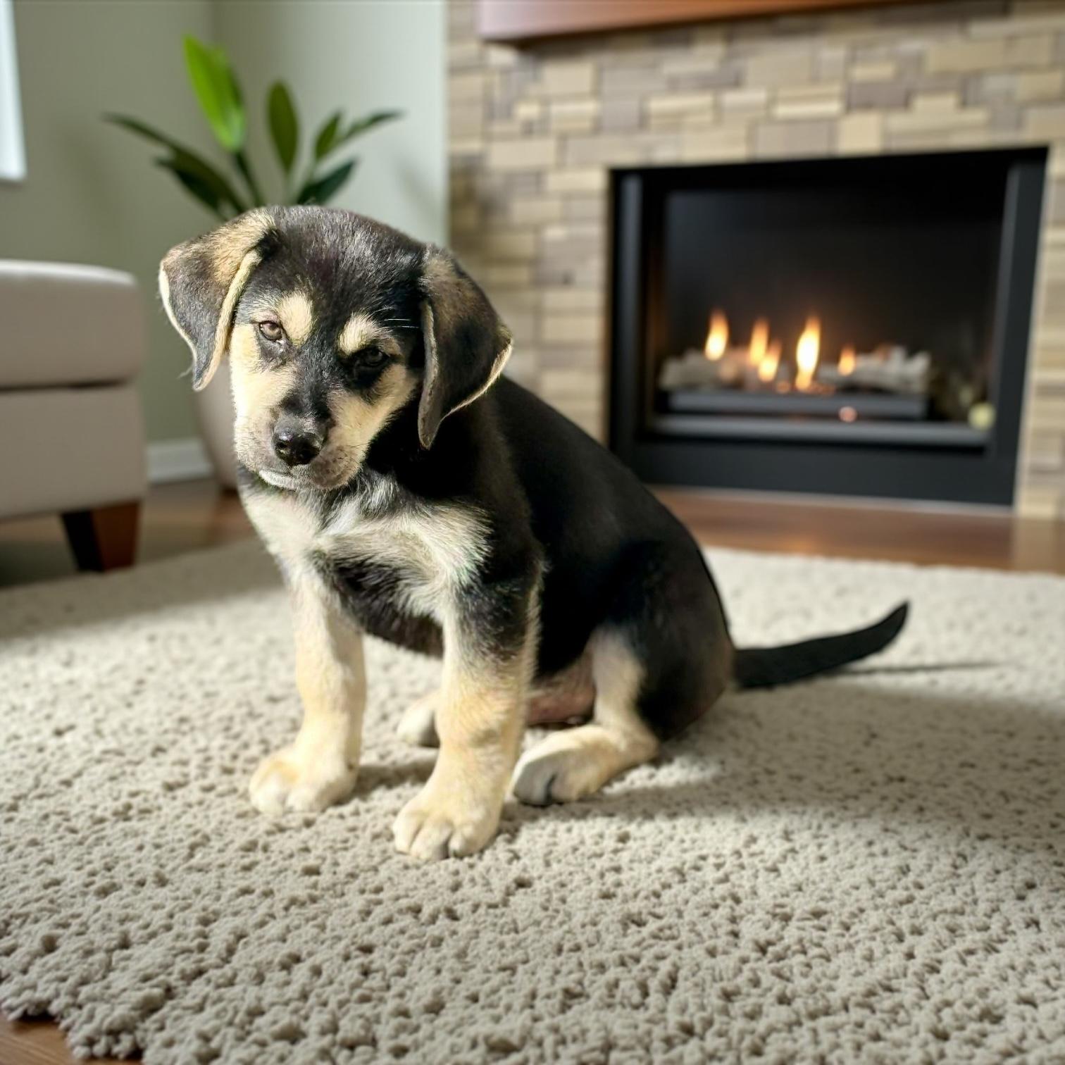 Moose, adopted, Puppy Male Great Pyrenees.