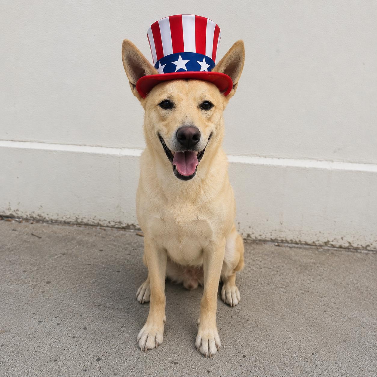 Fabulous Fritz, adoptable, Adult Male Shepherd & Yellow Labrador Retriever.