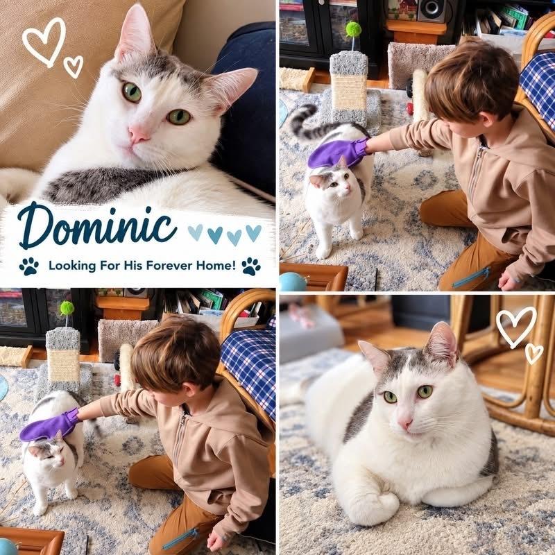 Enlarge Dominic, a Adoptable Domestic Short Hair in Westwood, NJ image 3/3