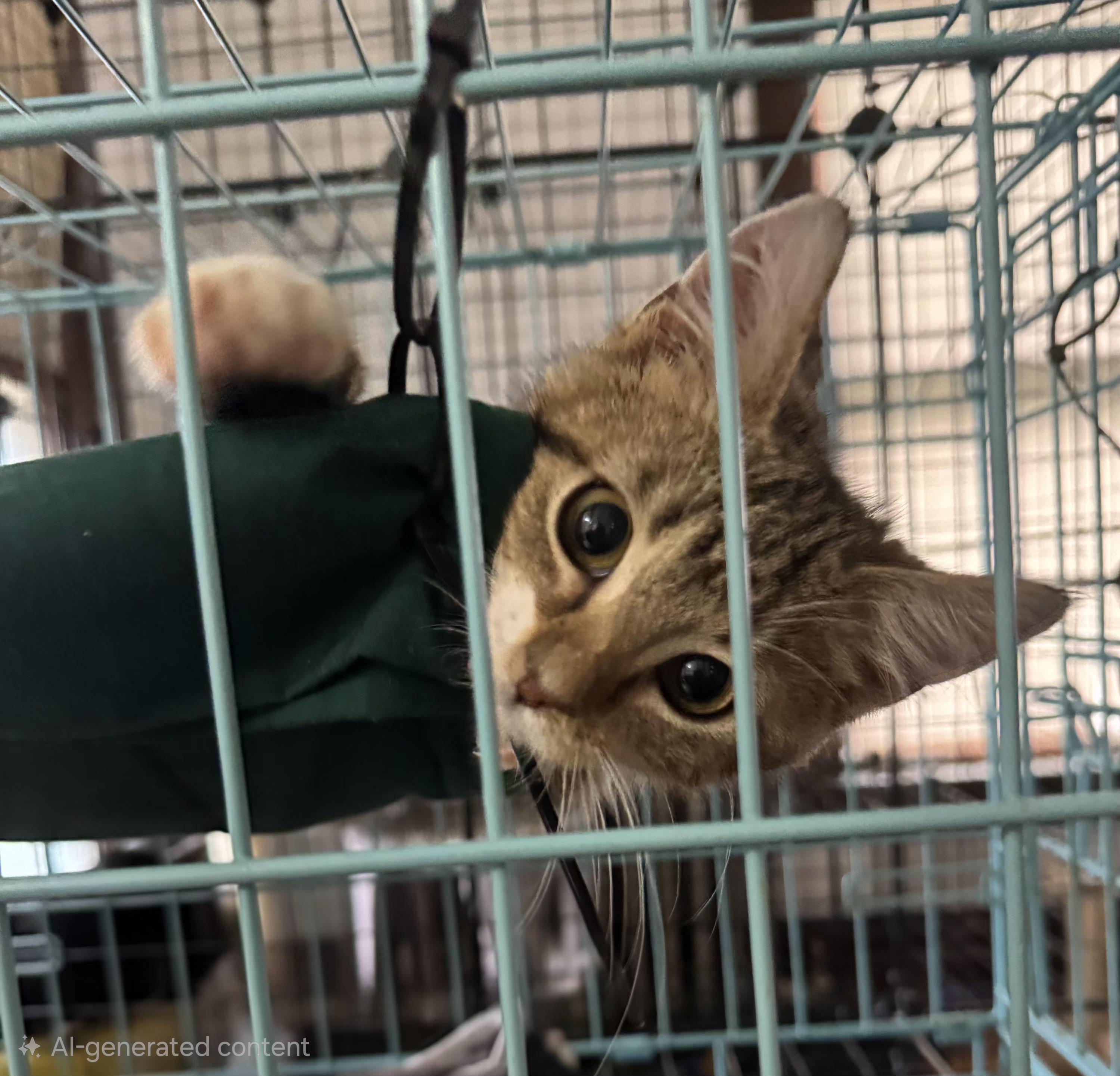 Annabel, ADOPTABLE, Kitten Female Domestic Short Hair.