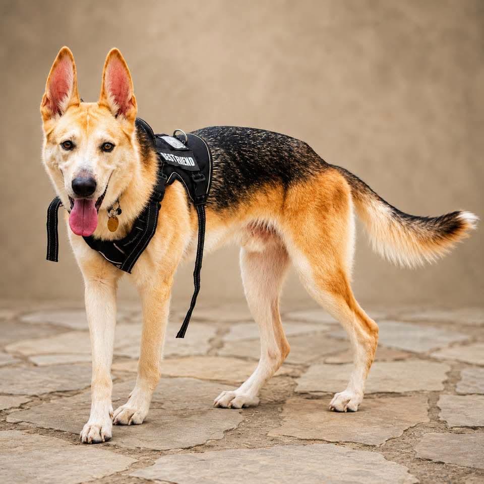 Buddy, ADOPTABLE, Young Male Shepherd & Husky.