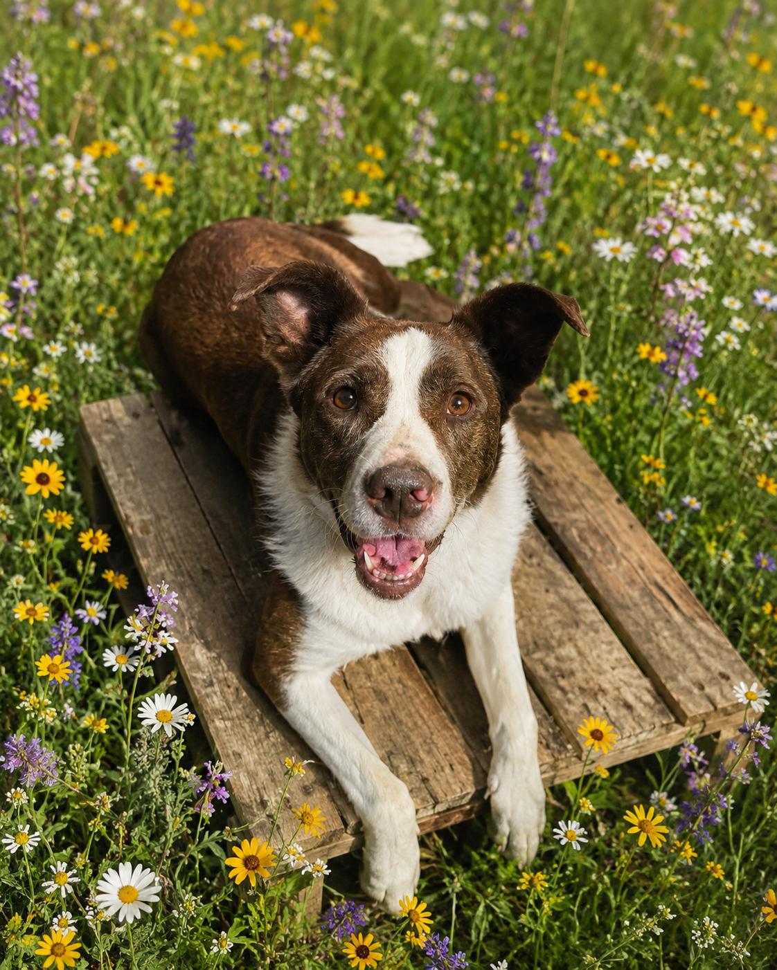 Buster, ADOPTABLE, Adult Male Pit Bull Terrier & Australian Cattle Dog / Blue Heeler.