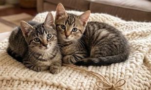 Liam and Leo, ADOPTABLE, Kitten Male Domestic Short Hair.