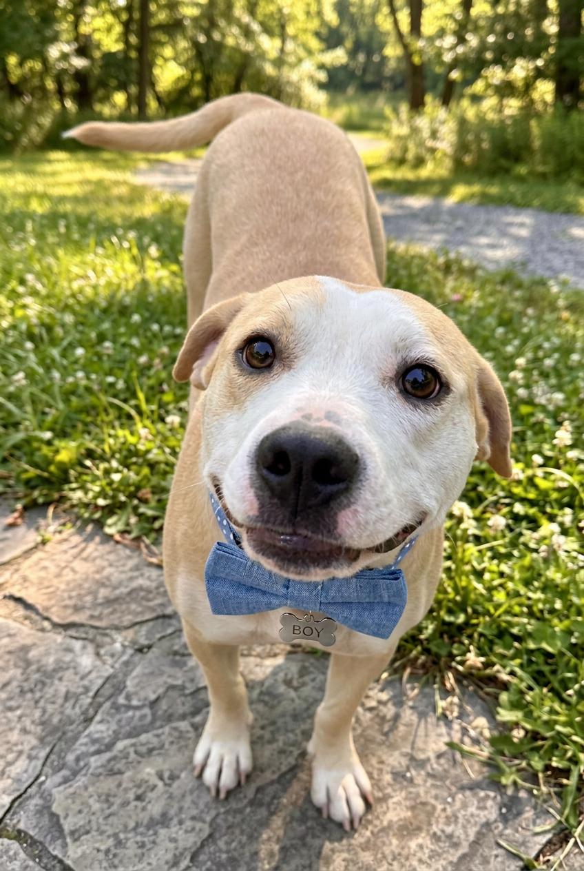 Playful Peanut , a ADOPTABLE mixed breed in Traverse City , MI image 2/2