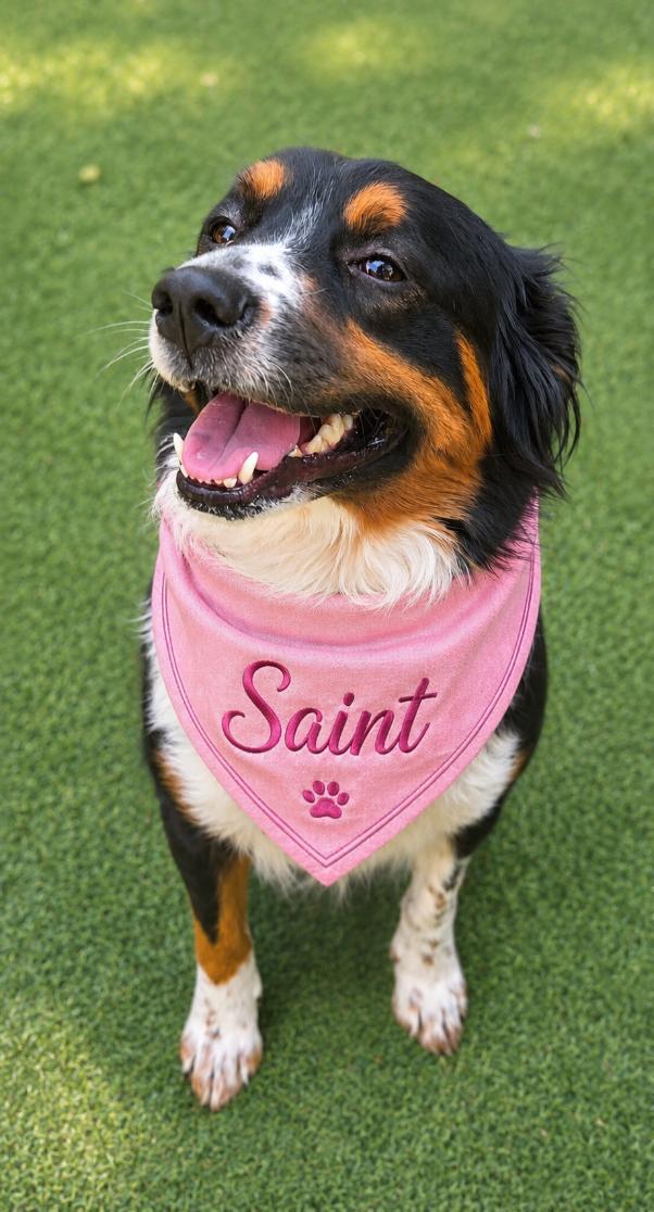 Saint, ADOPTABLE, Adult Female Australian Shepherd.