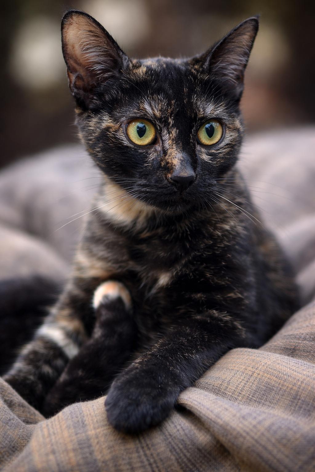 Muffy Napa, Adopted, Kitten Female Tortoiseshell.