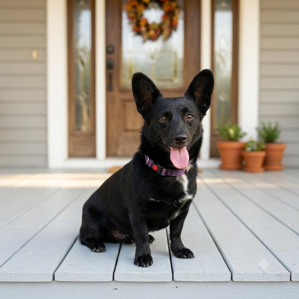 Dixie, adopted, Young Female Corgi & Mixed Breed.