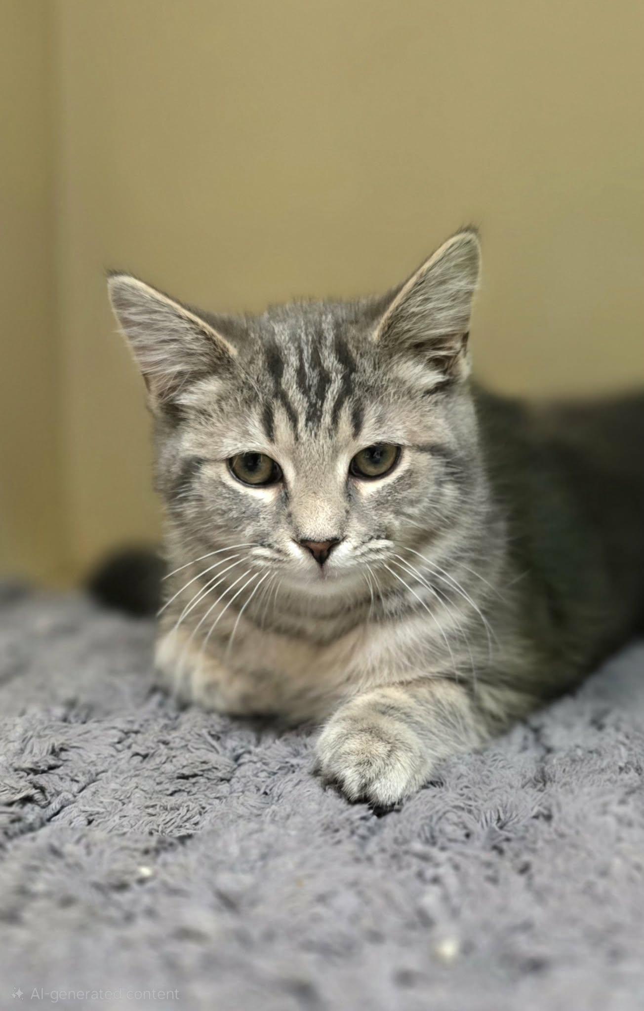 Enlarge Sushi, a ADOPTABLE Domestic Short Hair in New Castle, PA image 6/6