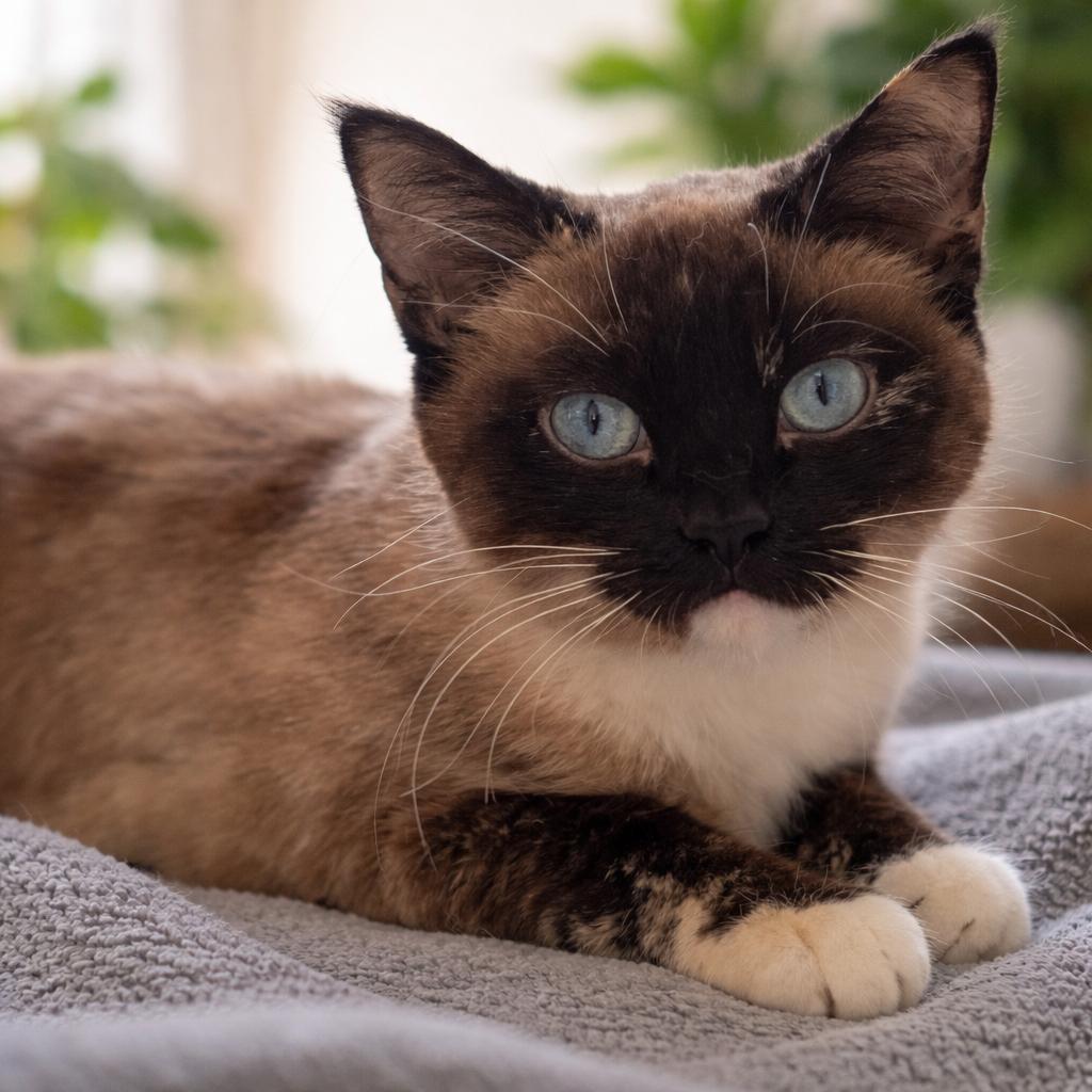 Ash, adopted, Adult Female Siamese.