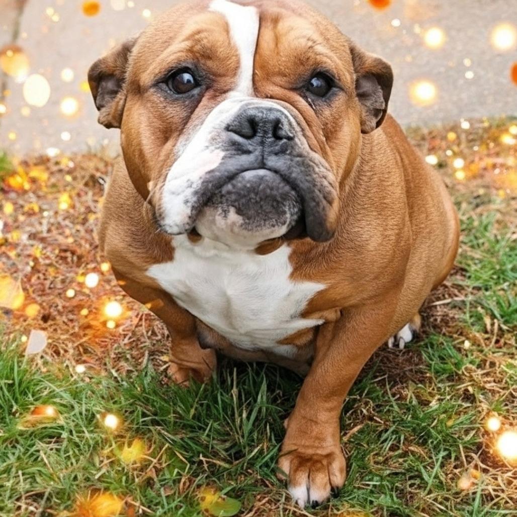 Tinsel, Adoptable, Adult Female American Bulldog.