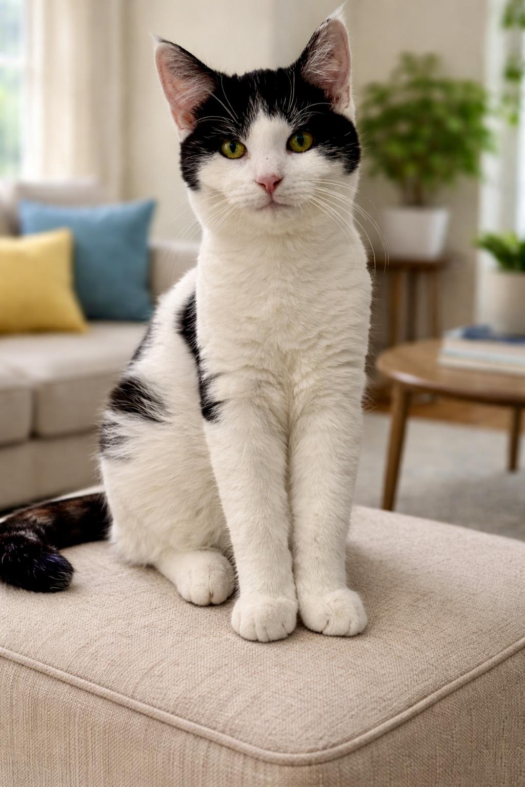 Enlarge Mr. Bangs, a ADOPTABLE Tuxedo in Bethel, CT image 3/6