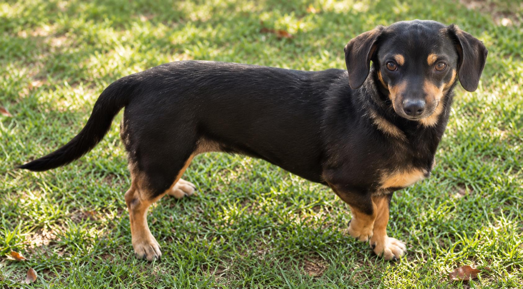 Raisin, Adoptable, Adult Female Dachshund.