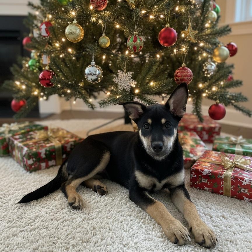 Forest, Adoptable, Puppy Male German Shepherd Dog & Husky.