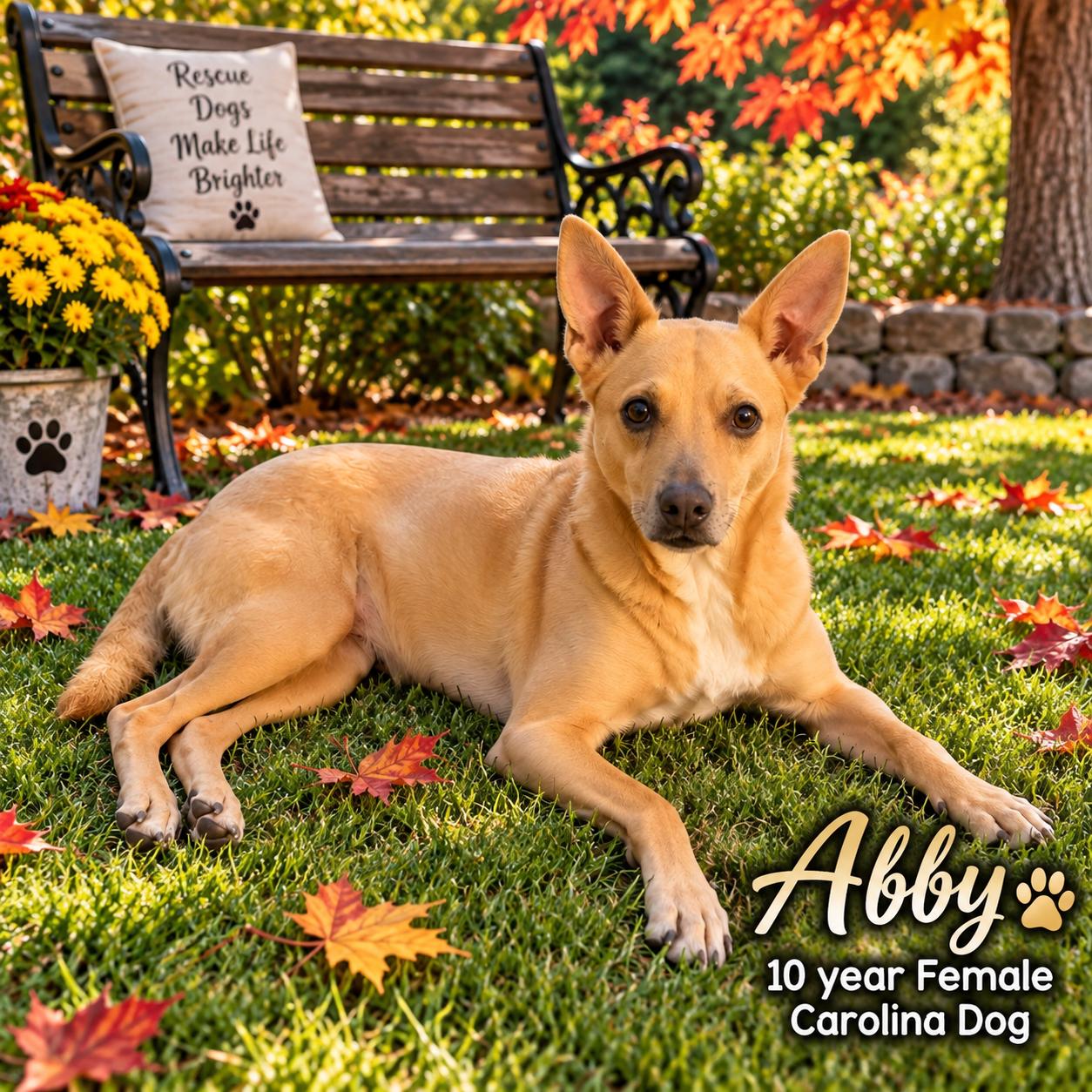 Enlarge ABBY- 10 YEAR FEMALE CAROLINA DOG - PETCO, 5011 E. RAY ROAD, PHX 85044 ON SATURDAY, SEPTEMBER 19th,, a Adoptable Carolina Dog in Mesa, AZ image 1/2