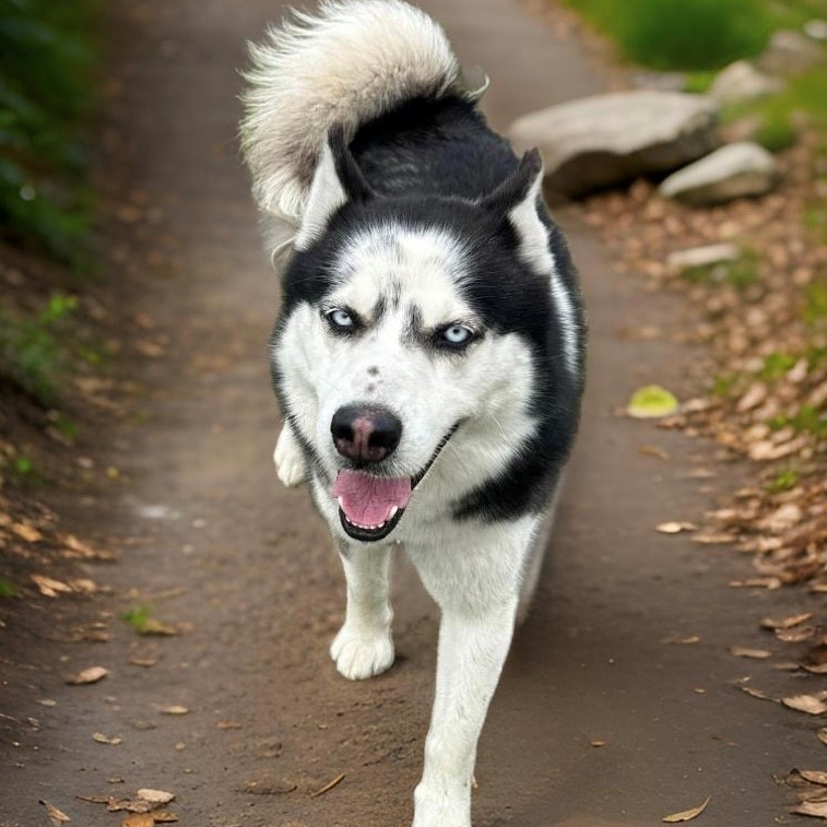 Beau, Adult Male Siberian Husky