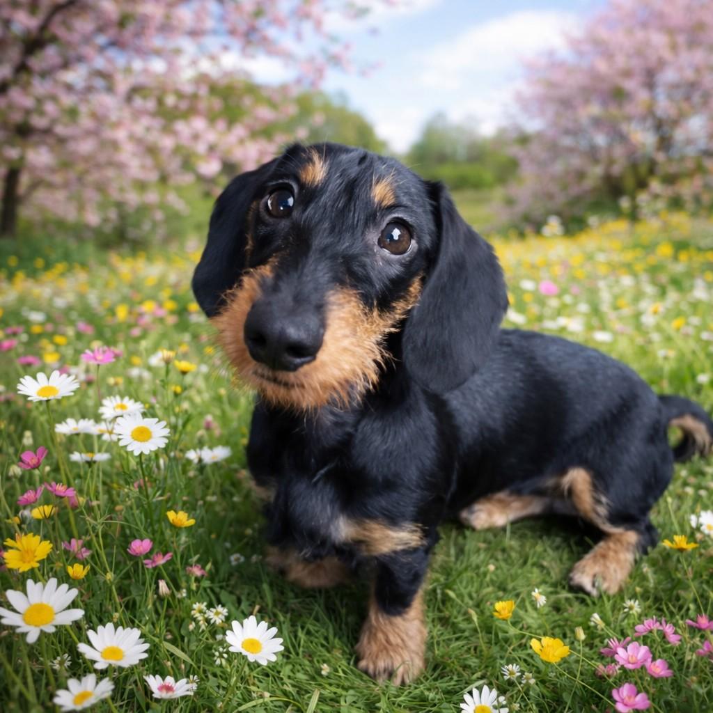 Scout, adopted, Adult Female Dachshund.