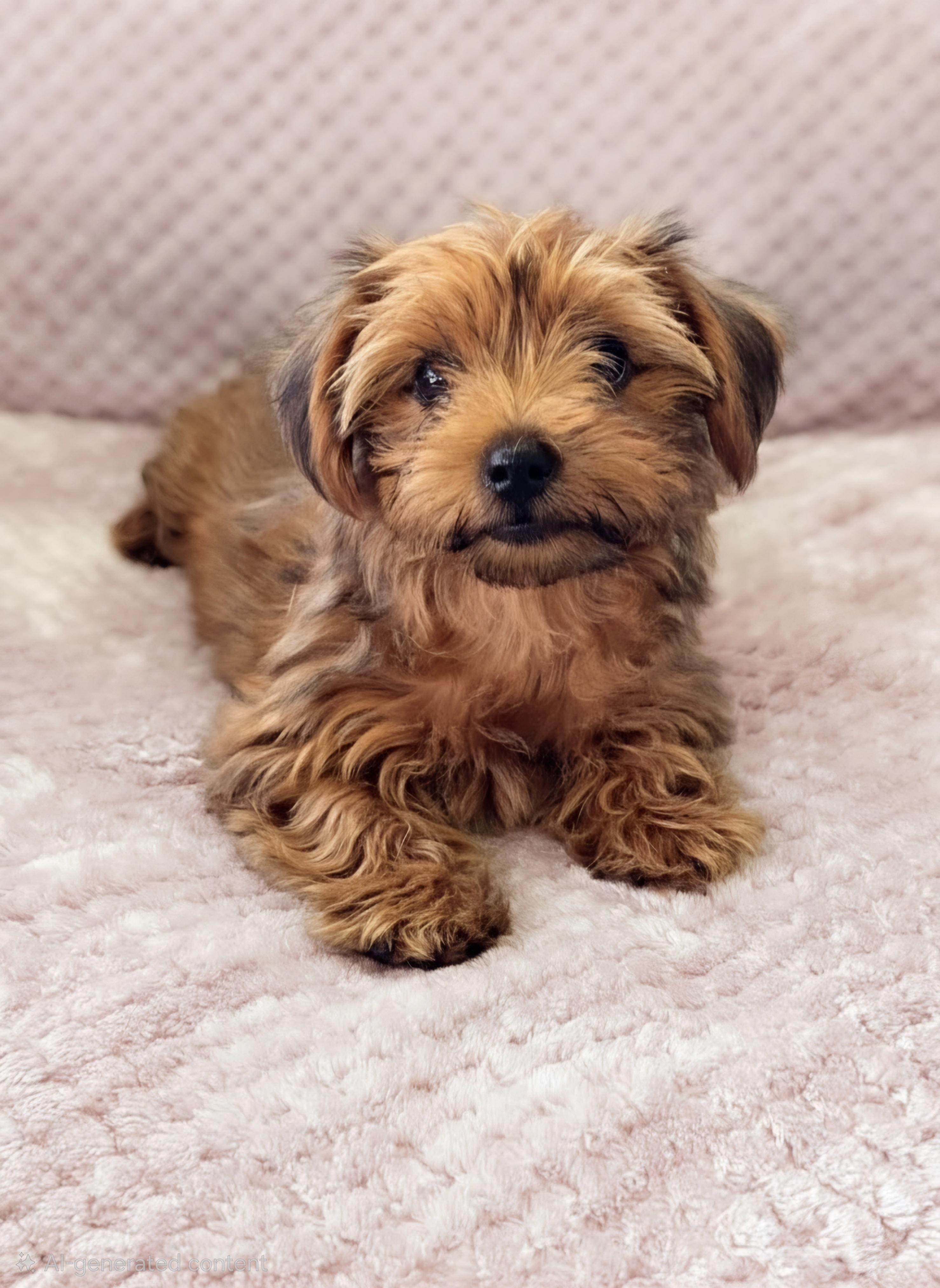 Velma, adopted, Puppy Female Yorkshire Terrier.